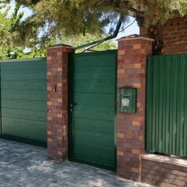 Уличная калитка Алютех Prestige