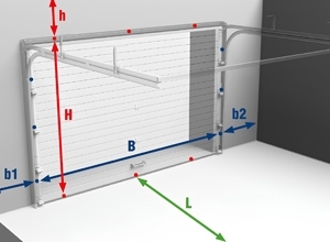 Замер проема ворот, рольставней, шлагбаумов в Симферополе | Мир Ворот